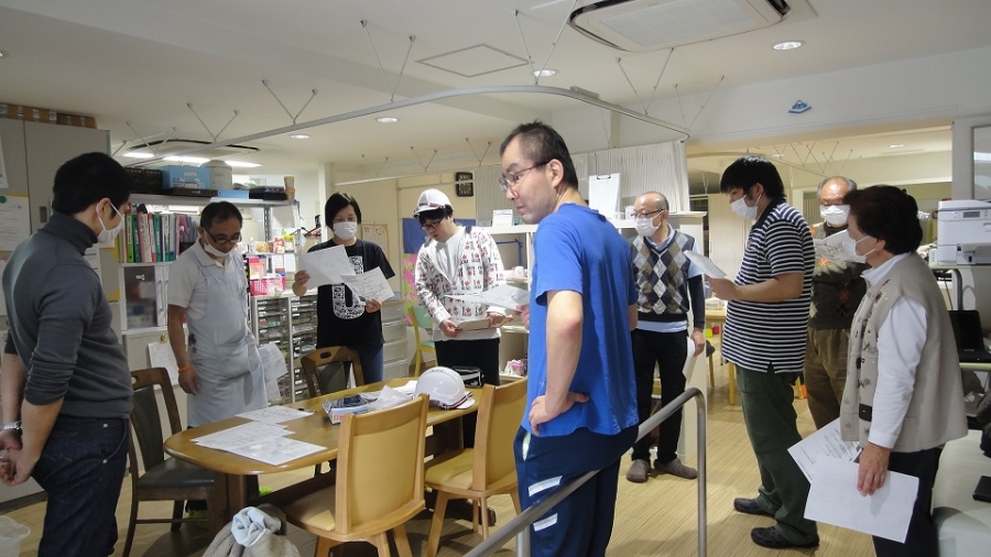 今年3回目の避難訓練