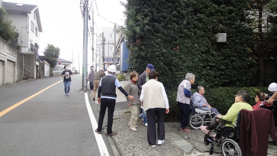 今年3回目の避難訓練